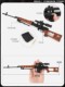 1 3SVD sniper rifle model, all-metal toy gun removable, military model ornaments, non-launched