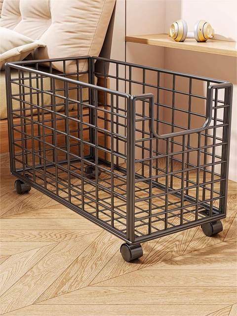 Yoga mat storage basket household fitness equipment storage artifact foam roller storage basket clip slit storage rack