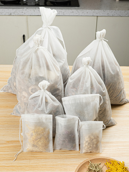 茶包袋一次性无纺布中药煎药袋熬药包过滤袋隔渣袋子卤料包纱布袋