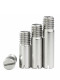 304 stainless steel GB878 single-slot external thread cylindrical pin M2M2.5M35M6M8M10 positioning pin shaft