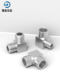 304/316 stainless steel thickened high pressure right angle elbow internal thread thickened bending pipe fittings inner and outer wire elbow G/M