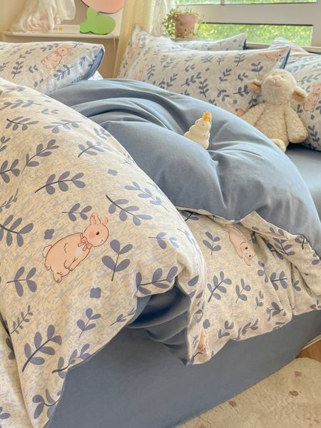 加厚磨毛被套单件非全棉纯棉秋冬季单人被罩2025新款150x200被单