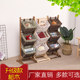 Storage basket Solid wood rattan hanging basket storage rack Floor-mounted bedroom storage rack Multi-layer storage rack Simple modern living room