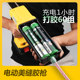电动美缝双管胶枪美缝胶枪抢w美缝剂施工工具全自动电动美缝打胶