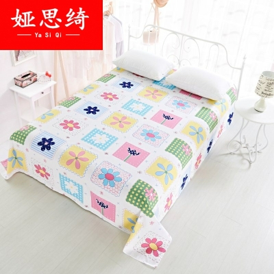 Single piece of bed sheet cute e-small fresh bed sheet girl princess princess style cartoon girl cute little fresh
