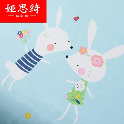 Single piece of bed sheet cute e-small fresh bed sheet girl princess princess style cartoon girl cute little fresh