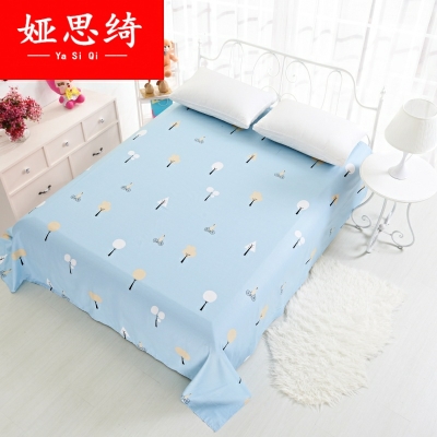 Single piece of bed sheet cute e-small fresh bed sheet girl princess princess style cartoon girl cute little fresh