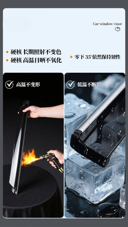 Suitable for Chery QQ3, special rain shield for rearview mirror and car window, high-definition thickened PC rain shield accessories wholesale
