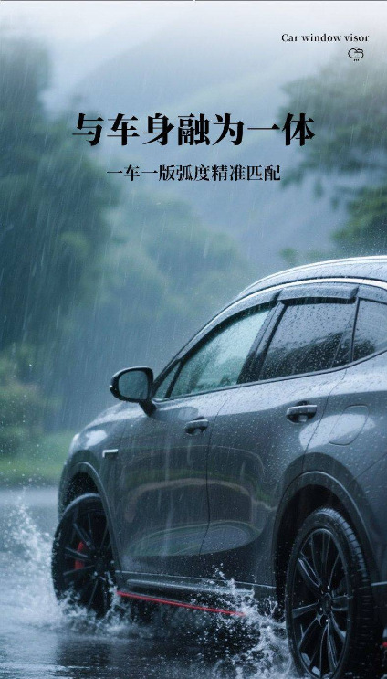 Suitable for Qiyuan Q05 special car window rain guards, high-definition thickened rain guards, rearview mirror rain shields, accessories wholesale