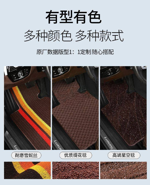 Suitable for Car Floor Mats, Starry Sky Blankets, Upper Floor Mats, Suede Starry Sky Blankets, Car Floor Mats, Thick, Environmentally Friendly and Odor-Free