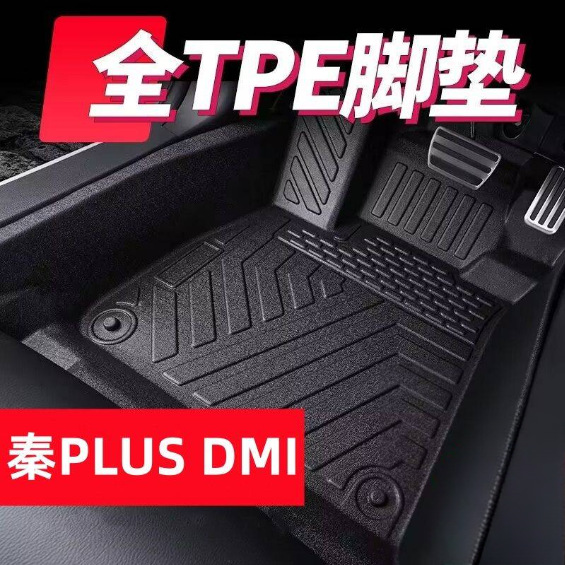 Suitable for BYD Qin PLUS DMI Surrounding tpe Car Mat Qin plus dmi Double Layer Car Foot Mat