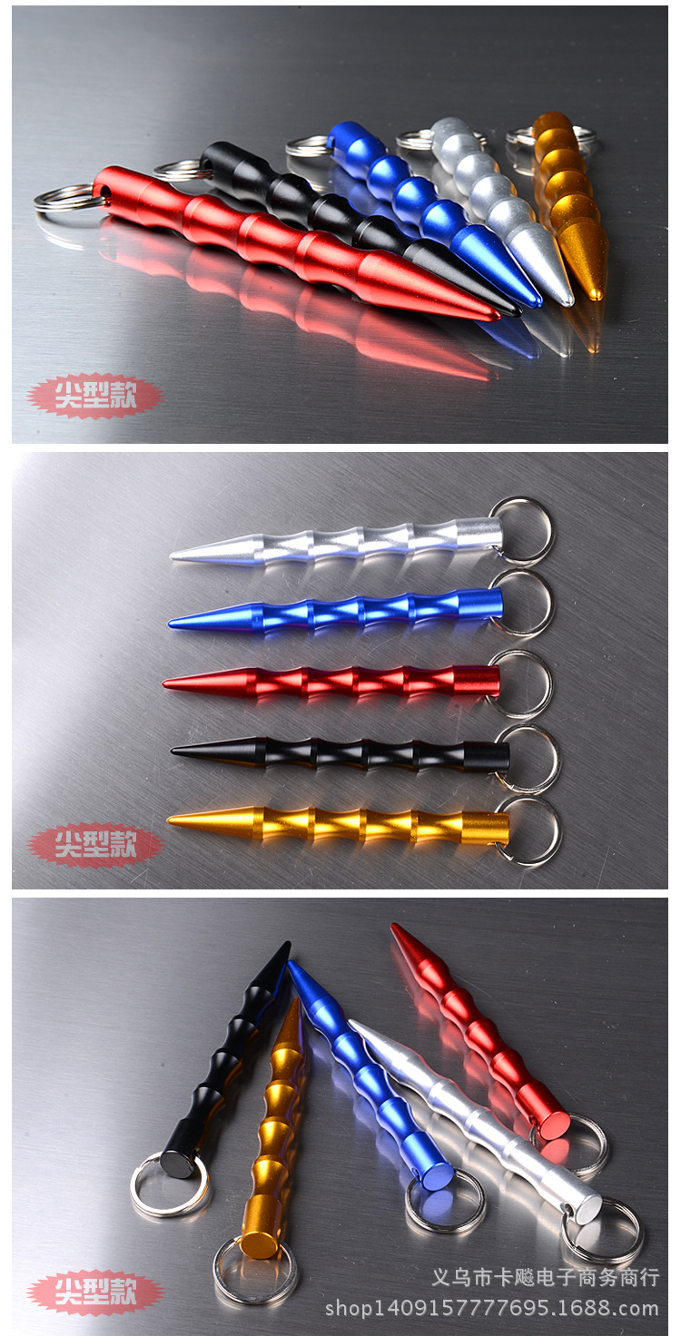 European and American popular cool stick key stick pen shaped stick anti wolf sharp weapon non telescopic Cuban rattan broken window escape stick
