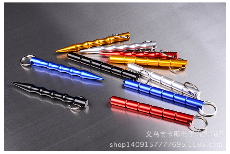 European and American popular cool stick key stick pen shaped stick anti wolf sharp weapon non telescopic Cuban rattan broken window escape stick