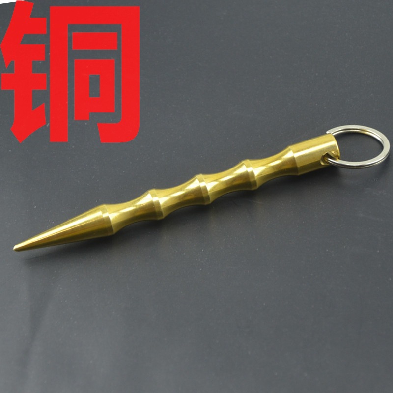European and American popular cool stick key stick pen shaped stick anti wolf sharp weapon non telescopic Cuban rattan broken window escape stick
