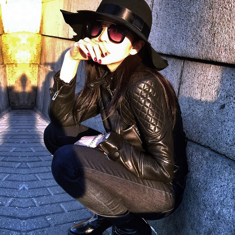 Dropshipping Wholesale 2026 New Autumn Fashion European and American Plus-Size Women's Leather Jackets Women's Pu Leather Coats