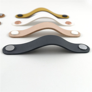 Drawer Cabinet Leather Handle Nordic Style Wardrobe Cabinet Cabinet Door Leather Handle Portable Luggage Handle