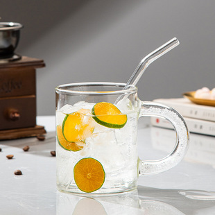 Wholesale home high-grade luxury glass water cup high-value birthday gift new high borosilicate cup