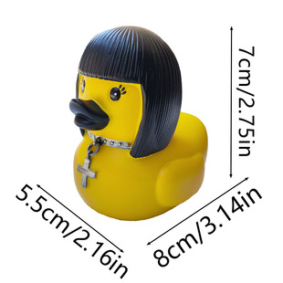 Duckieville Duck сатана утка панк утка смерть рок-н-ролл леди Валентина смола ремесла