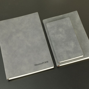 A5 vintage sheep bar notebook custom logo business PU soft leather b5 notepad a6 student a7 small notebook custom