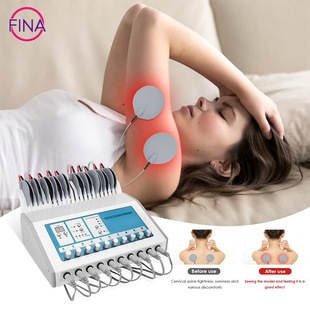 New 10 patch weight loss instrument EMS current meter cross-border micro current electroporation beauty instrument factory
