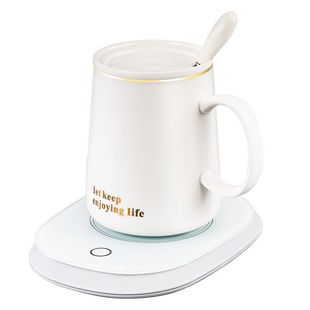 55 Degree Warm Coaster Automatic Intelligent Milk Warmer Constant Temperature Heating Coaster Heating Cup Coaster Insulation Pad Warm Cup