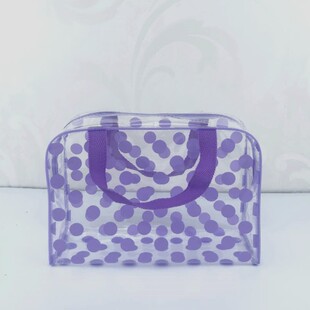 Transparent Wash Bag PVC Finishing Bath Cosmetic Bag Outdoor Travel Storage Wash Bag Waterproof Bag Storage Bag