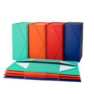 Colorful orange creative V-shaped gift box multi-color flip folding box can add logo boutique gift box manufacturers supply