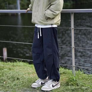 American-style Functional Charge Pants Men's Summer Thin Ice Silk Quick-drying Paratroopers Pants Trendy Brand Plankton Handsome Workwear Casual Pants