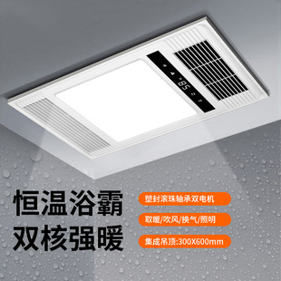 Air Heating Bathroom Heater Lamp Exhaust Fan Lighting Integrated Bathroom Toilet Heater Integrated Ceiling Heater