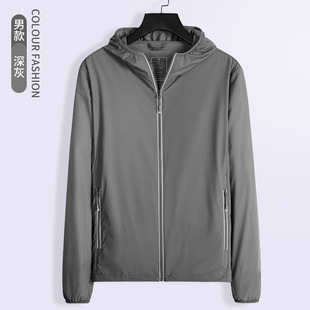 Sun Protection Clothing Men's 2025 Summer New Anti-ultraviolet Breathable Ice Silk Thin Couple Sun Protection Clothing