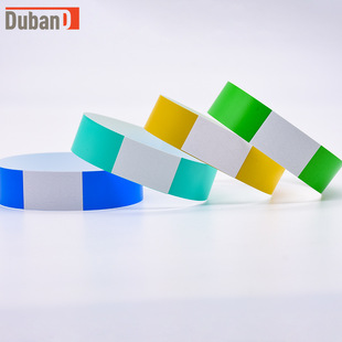Waterproof Disposable Synthetic Paper Bracelet Scenic Spot Park Tickets Wrist Strap Playground Water Park Identification Hand Strap