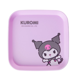 Genuine Sanrio Hello Kitty Merlot Cool Lomi Big Ear Dog Plastic Bone Plate Cute Fruit Plate