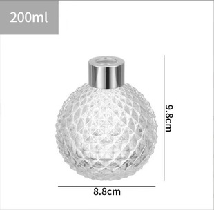 100ml Creative Aroma Bottle ins Simple Wind Carved Vertical Pattern Glass Bottle 50 ml Beauty Head Aroma Bottle Ornaments