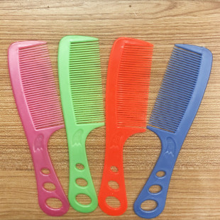 Three-hole plastic large comb hanging comb portable with foreign trade cross-border
