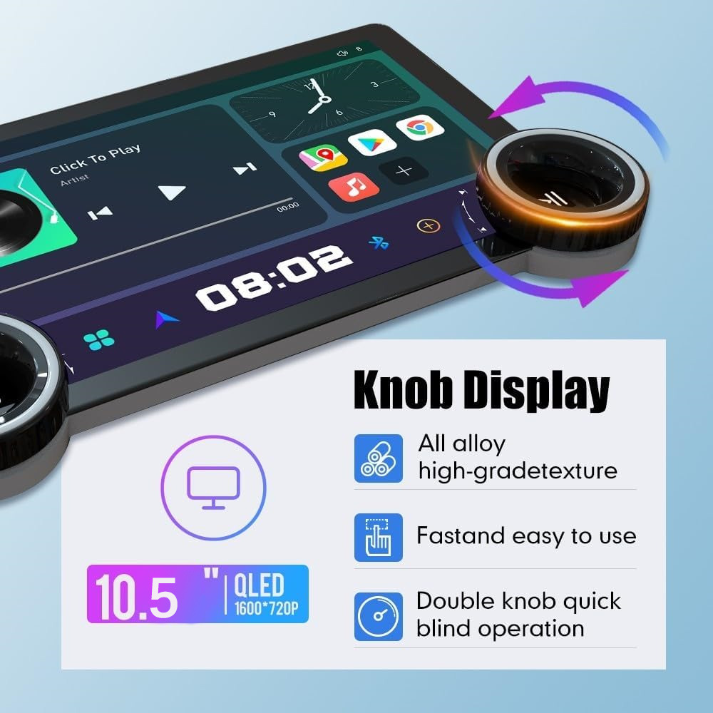 10.5 dyuymli ikki buton universal Android navigatsiyasi GPS orqaga suratga olish