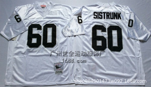 Rugby Uniform Raider Team Retro Jersey No. 34 Embroidery Retro MN Team 60 # Football Clothes Short Sleeve Wholesale