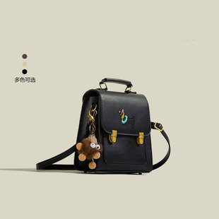 External Single Retro Backpack Women's 2025 New Niche Design Casual Multi-use Shoulder Bag Travel Small Backpack