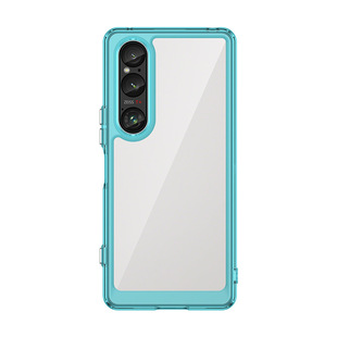Подходит для чехла для мобильного телефона Sony Xperia 1 VI. Цветной прозрачный защитный чехол от падения Sony Xperia 1 VI.