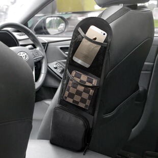 Car Chair Side Storage Bag Seat Hanging Bag Side Multifunctional Large Capacity Storage Water Cup Bag Car Storage Bag