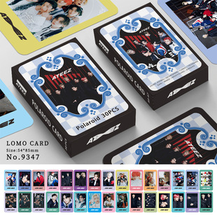Альбом ATEEZ Периферийная маленькая карта Двусторонняя карта LOMO Качественная Фотокарта высокой четкости Карта для украшения интерьера
