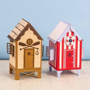 Paradise Beach Cottage Gift Box Metal Cutting Knife Die cutting dies scrapbooking DIY