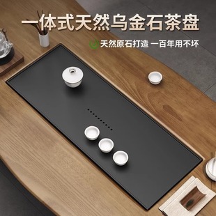 Sili style hotel solid wood tea table and chair combination B & B log tea table tea table office large board tea table full set