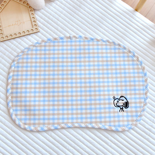Ramie Cloud Pillow Newborn Baby Summer Cool Pillow 0-12 December Baby Flat Pillow Small Pillow Anti-Spitting Milk Pillow
