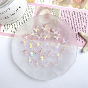 Fairy Girl Powder Nail Art Jewelry Sweet Bow Cartoon Pink Bear Star Mix DIY Cream Glue Jewelry