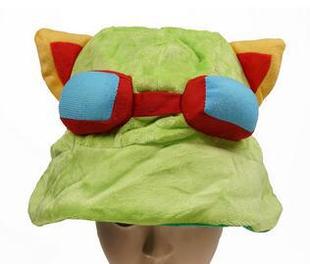 Sesame Street Elmo Grey Fat Cat Little Bear Kitty New Cartoon Cute Plush Hat Autumn and Winter Warm Hat