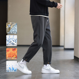 [Factory Outlet] Осенне-зимние спортивные штаны Новые мужские прямые брюки больших размеров Мужская Повседневная Верхняя одежда Спортивные штаны