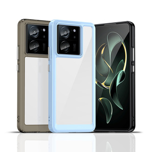 For millet 13T mobile phone case millet 13T transparent acrylic protective case space shell anti-fall wholesale