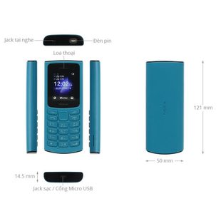 New 105 (2023) Mobile Phone, Export Straight Button Mobile Phone for the Elderly, Foreign Language 106 150 Low-End Mobile Phone