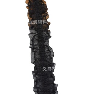 in stock 4cm Double Lace Snow Belt Stretch Wrinkle Lace Hair Accessories Bracelet Decorative Lace