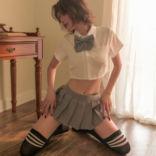 Sexy JK Campus Sex Lingerie Sex Couples Tease Pure Desire Sex Suggest College Hot Passion Uniform Set